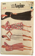Vogue 8053 very easy very vogue vintage 1980s dress pattern Bust 31.5, 32.5 inches