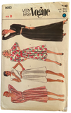Vogue 8053 very easy very vogue vintage 1980s dress pattern Bust 31.5, 32.5 inches
