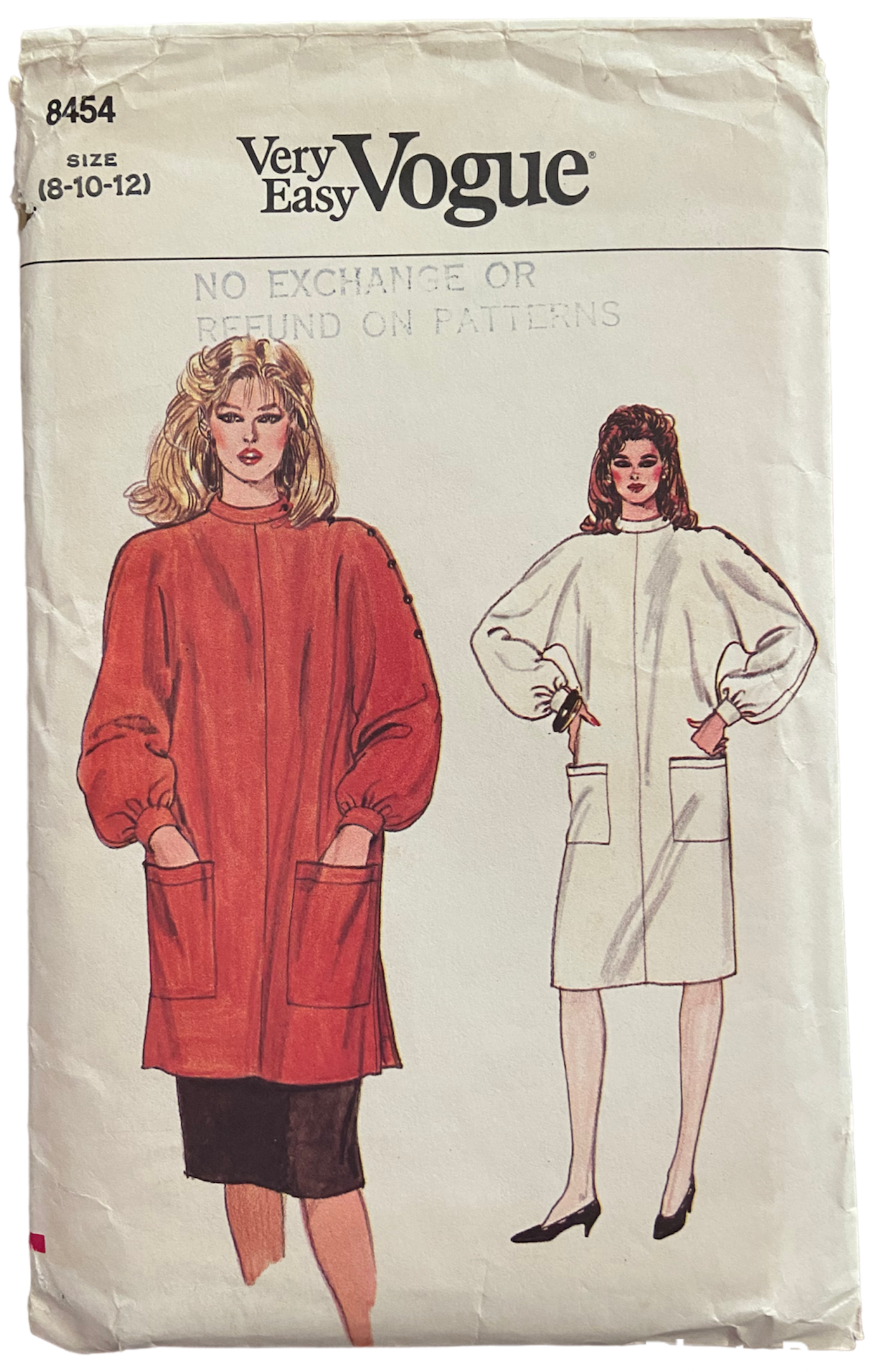 Vogue 8454 vintage 1970s dress, tunic and skirt pattern Bust 31.5, 32.5, 34 inches