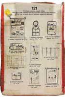 Simplicity 121 vintage 1980s organisers instruction cards