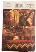 Vogue craft 7815 luxe Christmas accessories craft  pattern