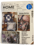 McCall's 6501 vintage 90s novelty pillows sewing pattern