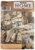 Simplicity Home 8898 vintage 1990s bedding basics sewing pattern