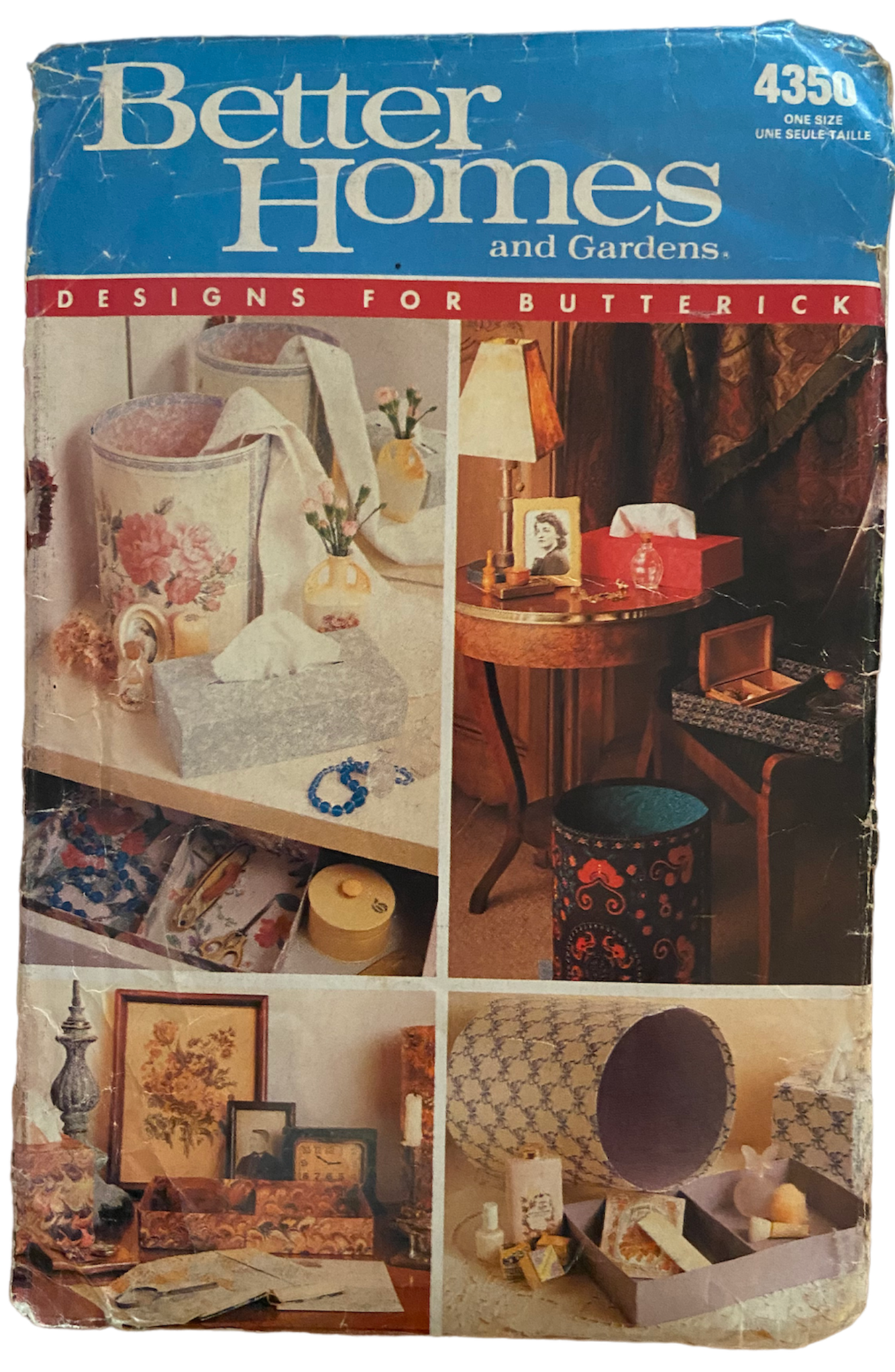 Butterick better homes and gardens 4350 covers craft pattern