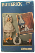 Butterick 4799 vintage 90s Wendy Everett draft stop decoration craft pattern