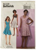 Butterick B6448 contemporary fit and flare dress pattern Bust 30.5 - 36 inches