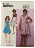 Butterick B6448 contemporary fit and flare dress pattern Bust 30.5 - 36 inches