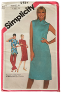 Simplicity 5137 dress or tunic and pull-on pants sewing pattern Bust 36 inches