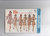 Simplicity 6849 vintage 1970s  two-piece dress and scarf sewing pattern bust 32 1/2 inches