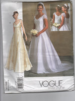 Vogue v2788 Vogue bridal original bridal dress pattern Bust 34, 36, 38 inches