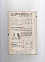 Advance 8161 vintage 1950s apron sewing pattern