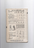 Advance 8161 vintage 1950s apron sewing pattern