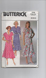 Butterick 3725 vintage 1980s dress pattern