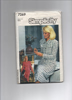 Simplicity 7269 vintage 1980s skirt and jacket sewing pattern Bust 32 1/2 inches