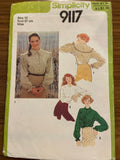 Simplicity 9117 vintage 1970s blouse pattern