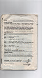 Simplicity 4726 vintage 1960s embroidery charts for cross stitch on gingham