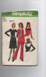 Simplicity 5133 vintage 1970s dress pattern