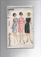 Simplicity 5908 vintage 1960s dress pattern