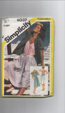Simplicity vintage 1980s skirt, camisole and shirt pattern Bust 36 inches