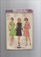 Simplicity 6096 vintage 1970s dress pattern