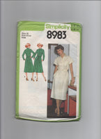 Simplicity 8983 vintage 1970s dress pattern