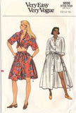Vogue 9330 vintage sewing pattern 1980s shirt, skirt, shorts  pattern 30.5, 31.5, 32.5 inch bust. WOUNDED BARG